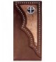 3D Brown Western Rodeo Wallet