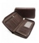 Bifold Leather Checkbook Holder Detachable