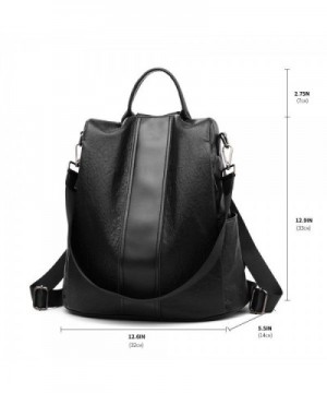 Women Backpack Purse Leather Anti Theft Waterproof Detachable Covertible Casual Travel Shoulder Bag