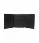 Boconi Grant Trifold Black Leather