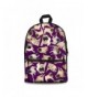 UNICEU Canvas School Backpack Bookbag