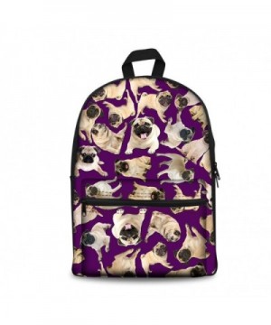UNICEU Canvas School Backpack Bookbag