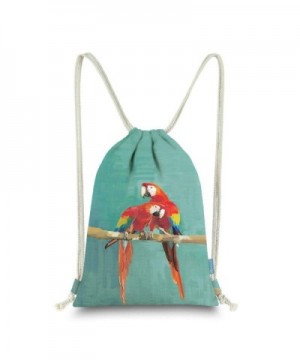 Miomao Drawstring Backpack Parrot Scarlet