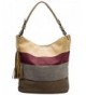 Handbags Shoulder Tassels Stripes Handle