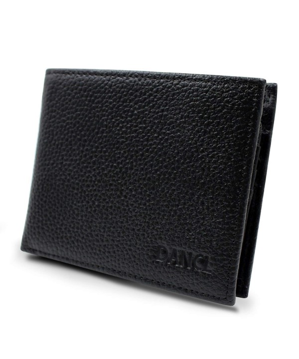 Slim Leather Wallet Men Minimalist