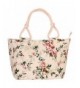 Donalworld Flower Casual Zipper Canvas