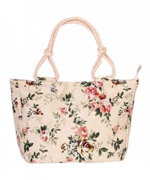 Donalworld Flower Casual Zipper Canvas