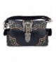 Justin West Leather Rhinestone Concealed