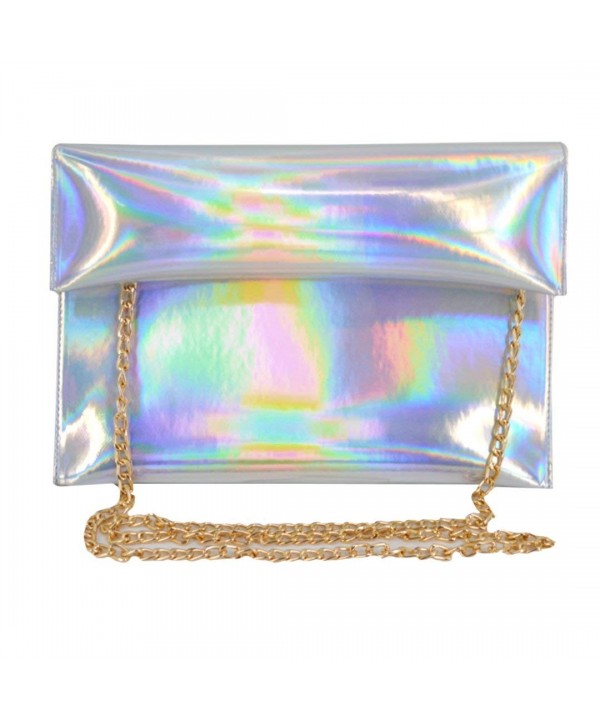 Monique Colorful Holographic Envelope Cross body