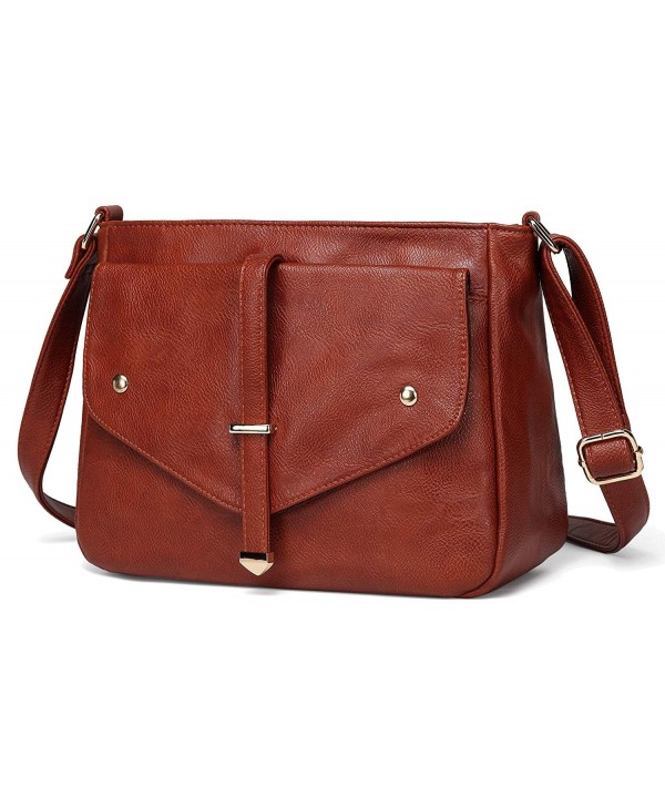 Crossbody VASCHY Leather Fashion Shoulder