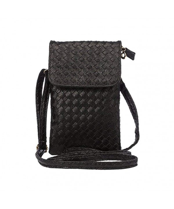 Donalworld Small Phone Leather Crossbody