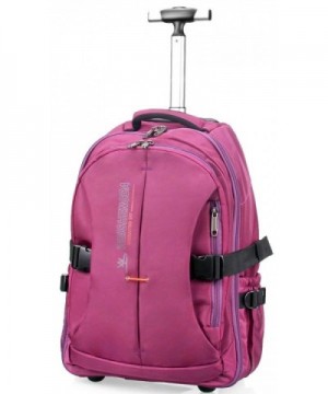 Wheeled Backpack Rolling Luggage Bagurple