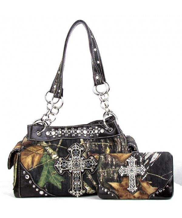 Western Handbag Camouflage Rhinestone Matching