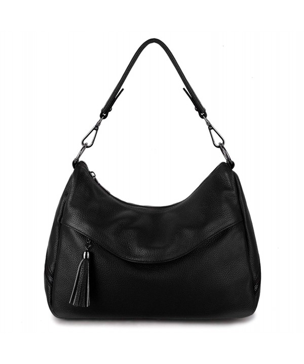 YALUXE Cowhide Leather Shoulder Handbag