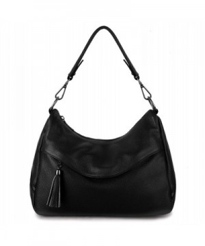 YALUXE Cowhide Leather Shoulder Handbag