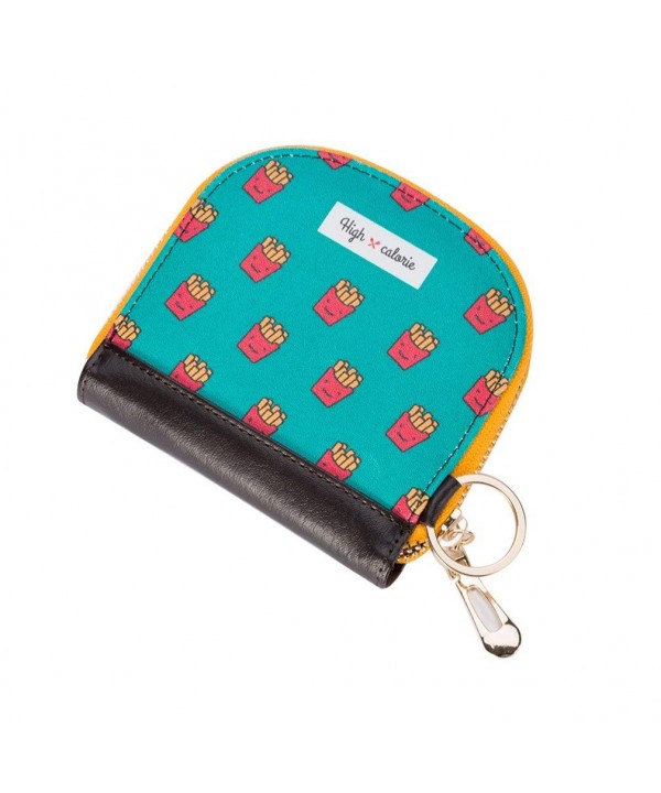 Womens Cartoon Leather Holder Zipper