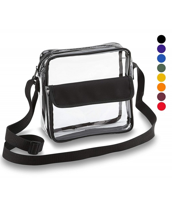 Clear Crossbody Messenger Adjustable Transparent