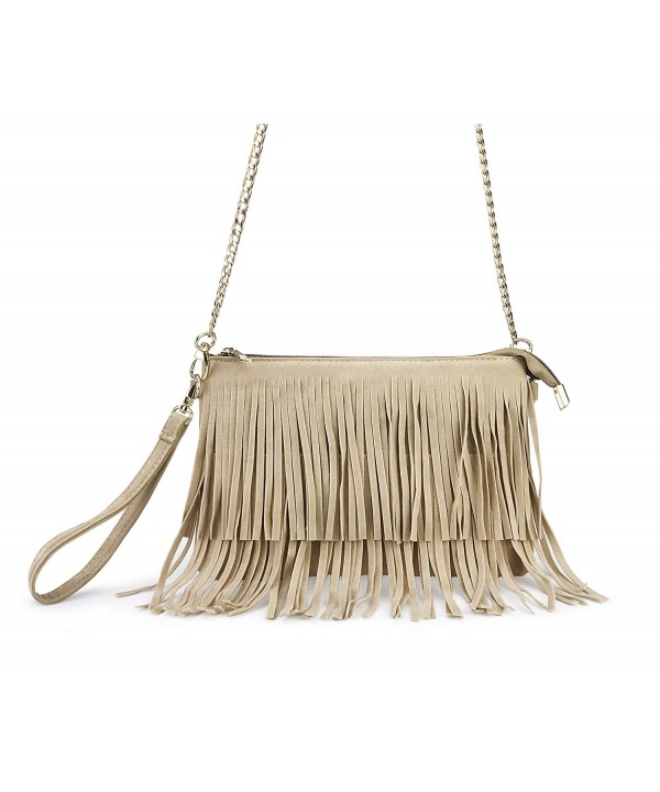 Hoxis Fringe Womens Shoulder Wristlet