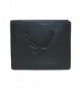 CTM Leather Embossed Bilfold Wallet