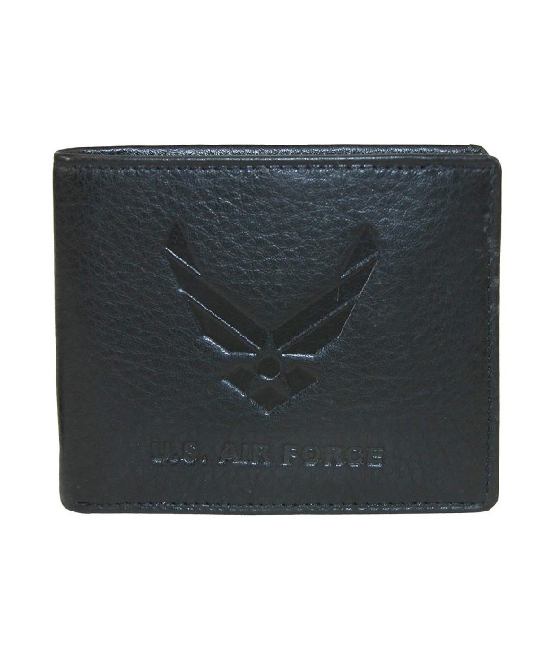 CTM Leather Embossed Bilfold Wallet