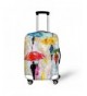 HUGSIDEA Vintage Painting Protective Suitcase