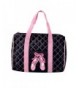 Dansbagz Quilted Pointe Duffel Black