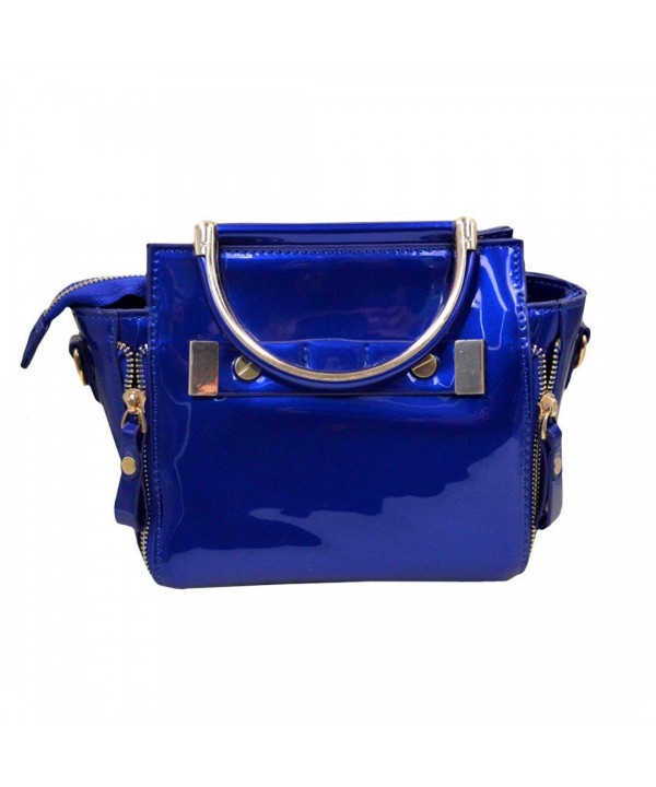 Mily Patent Leather Shoulder Handbag