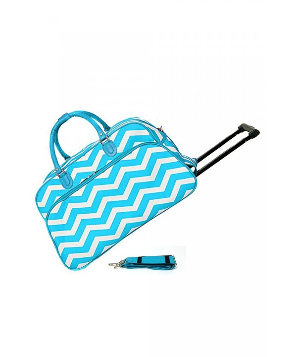 JChronicles Carry Rolling Duffle Chevron LBL