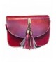 Leather Handbag Crossbody Tassel Shoulder