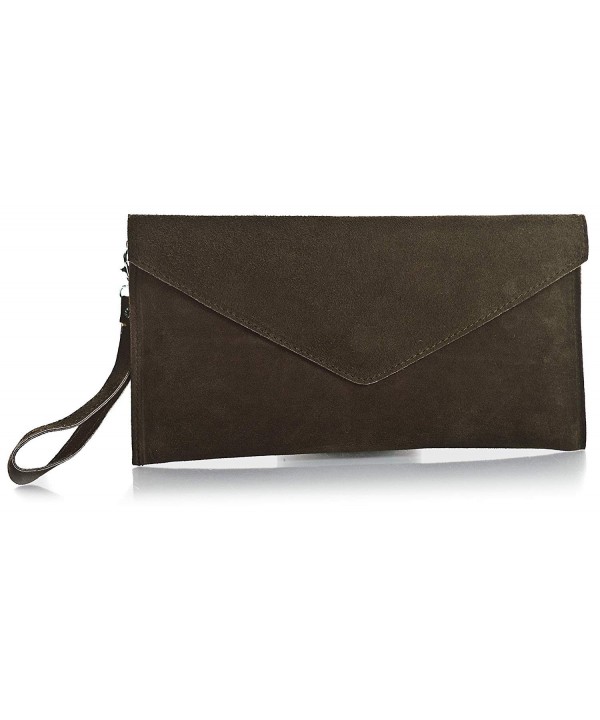 Handbag Italian Leather Envelope Clearance