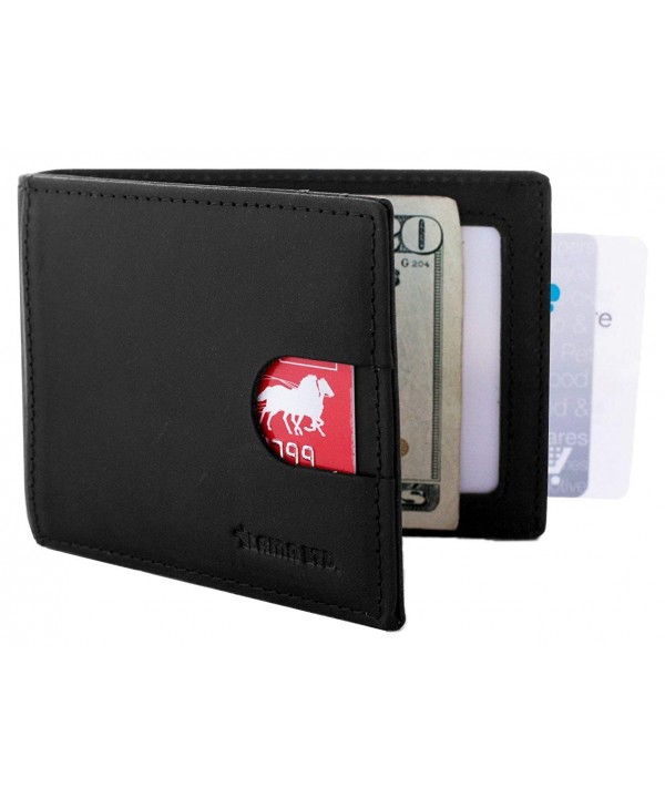 Men Women Genuine Leather RFID Wallet - Black A - CQ11BQ8KN8B