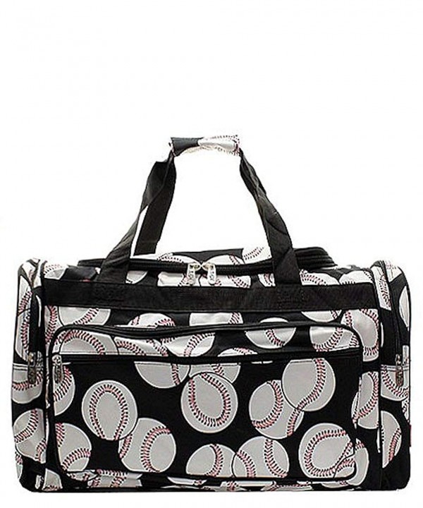 NGIL Baseball Print Duffle Bag