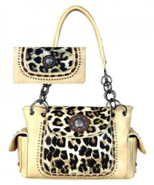 Montana West Leopard Concealed Satchel