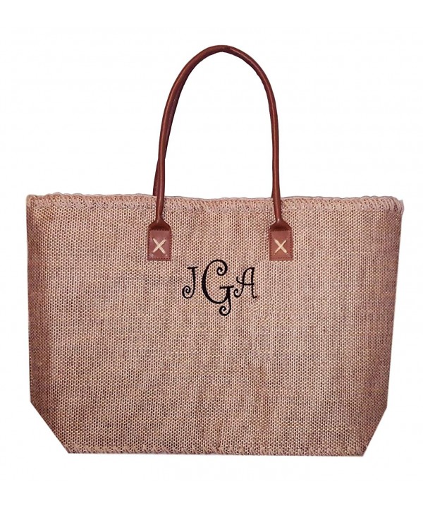 101 BEACH Large Jute Tote