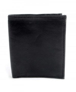 Genuine Leather Hipster Vertical Bi Fold