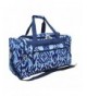 Turquoise Print NGIL Canvas Duffle