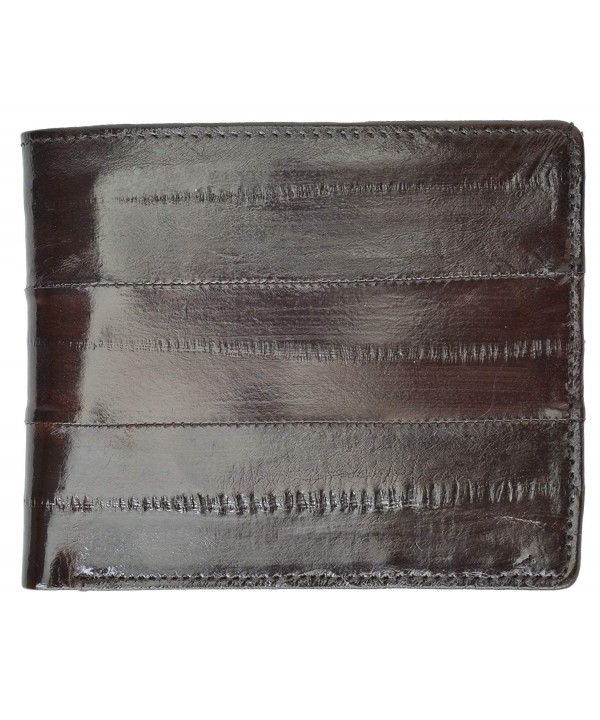 Skin Bi fold Mens Wallet Brown