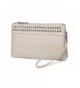 Wristlet VASCHY Leather Crossbody Evening