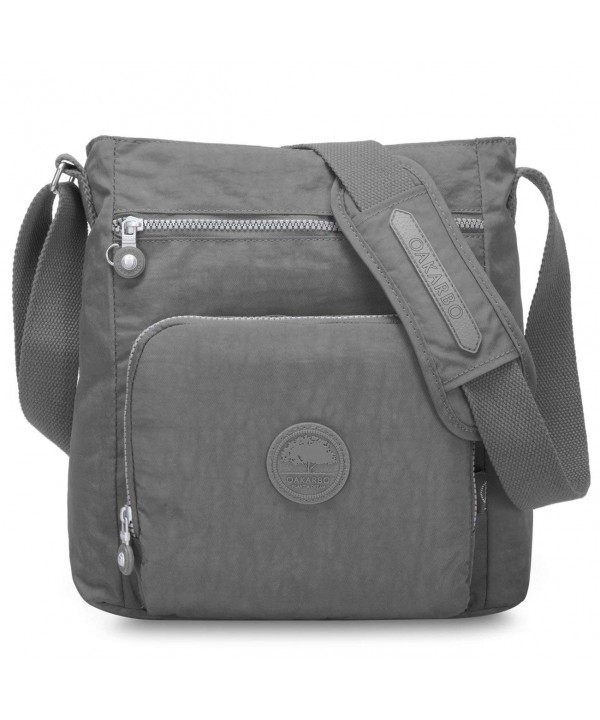 Oakarbo Crossbody Multi Pocket Shoulder gray