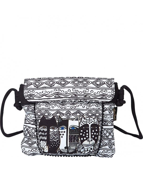 Laurel Burch Black White Crossbody