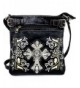 Justin West Embroidery Rhinestone Messenger