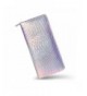 Holographic Wallet Clutch Iridescent Zipper