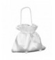 LEORX Satin Bridal Handbag Flower