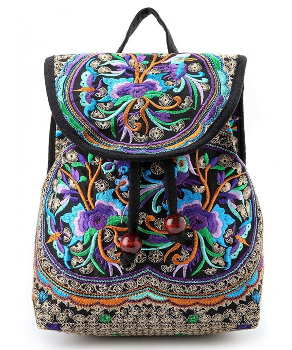 Goodhan Vintage Embroidery Backpack Shoulder