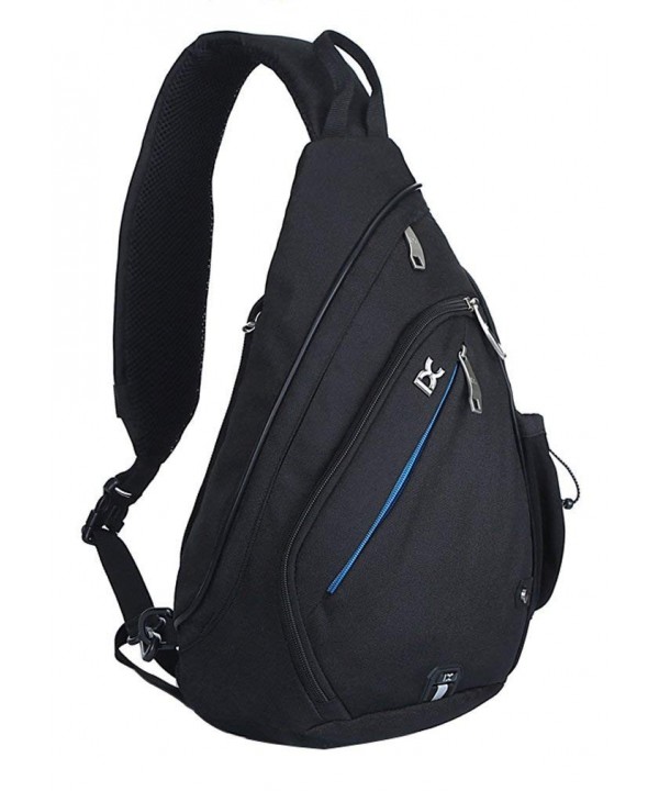 Pioneeryao sling backpack pack Black