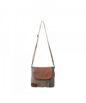 Myra Flap Over Upcycled Shoulder Bag