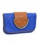 Dasein Two Tone Foldover Clutch