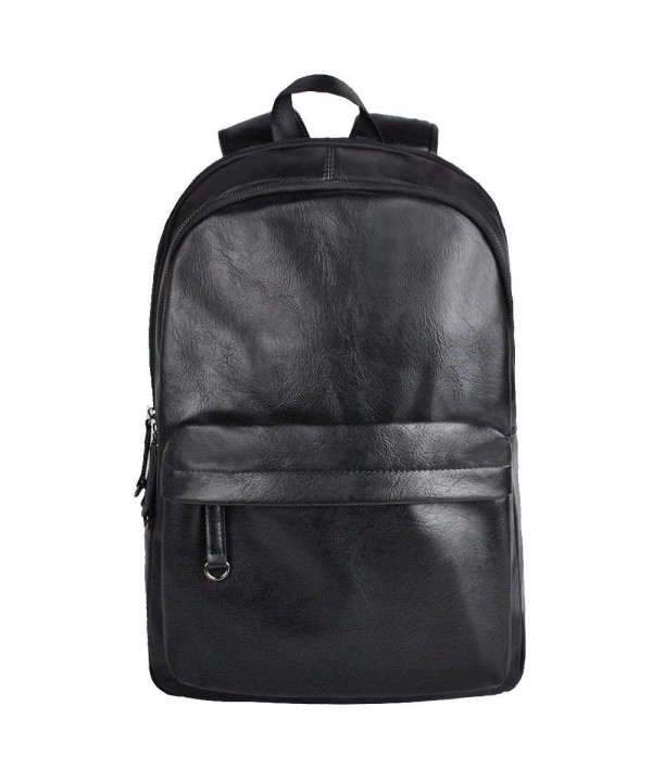 Leather Backpack Waterproof Anti Theft Daypack