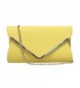 Leather Envelope Evening Handbag Wristlet