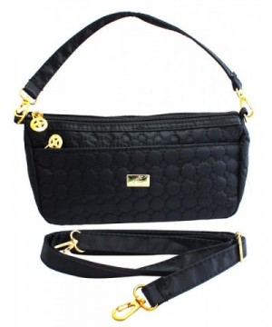 Bijoux Quilted Fabric Shoulder Handbag